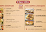 design restaurant digital menu, static tv screen, tv animated menu board